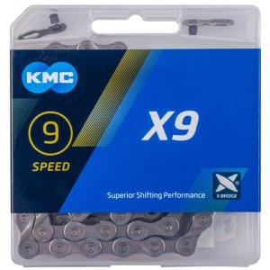 KMC Kette X9 1/2 x11/128  116G. 116G. silber 1 , 128 , 2x11 