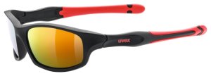 uvex sportstyle 507 black m.red/mir.red unisex