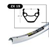 Exal Felge 28  ZX19 36L silber