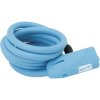 Contec Spiralkabelschloss Neoloc neonblau