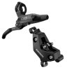 SRAM DB6 Alu Front4-Kolben, Diffusion Black Ano A1