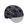 BBB Helm District LED Faceshield unisizeM/L (55-60cm), mit Licht, USB-Akku