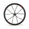 TERN Hinterrad, 22 x20H, Verge X11, GunmetalChrome/Red, Kinetix Pro X Disc,135mm