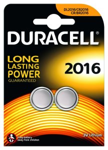 Duracell Batterie CR2016 Lithium Knopfzelle 3V 