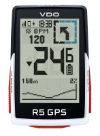 VDO Computer R5 GPS Sensor-Set schwarz/weiss 