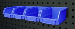 VAR Set mit 4 blauen Behältern m.Halter 