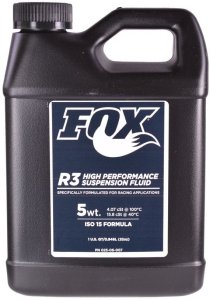 FOX Oil Suspension Fluid 1.00 Quart R3 5WT ISO 15