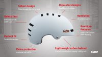 LAZER Unisex City Armor 2.0 Helm matte white L