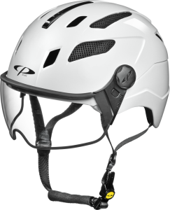 CP Bike CHIMAYO+ Urban Helmet visor clear white shiny L