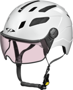 CP Bike CHIMAYO+ Urban Helmet visor vario white shiny L