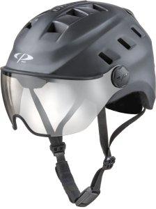CP Bike CHIMO Helmet visor clear black matt L/XL