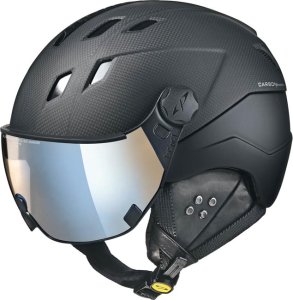 CP Ski CORAO+ Carbon Helmet carbon soft touch/black soft touch / Visor Nr.26 L