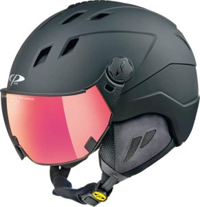 CP Ski CORAO+ Helmet black soft touch / Visor Nr.28 S