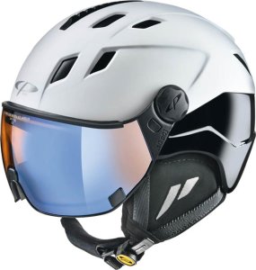 CP Ski CORAO+ Helmet white soft touch/black shiny / Visor Nr.26 S