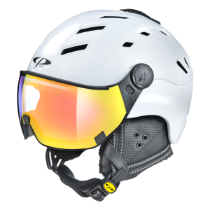 CP Ski CAMURAI Helmet pearlwhite shiny/white shiny / Visor Nr.27 S