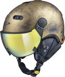 CP Ski CARACHILLO Vintage Helmet vintage gold / Visor Nr.30 L