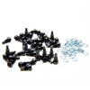 Race Face Chester Pedal Pin Kit Pin&Nut 20/40 Set one size black