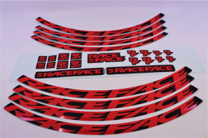 Race Face Decal Kit Next SL 26/ARC & AR 25-27 one size red